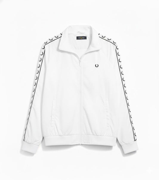 White Fred Perry Jacket