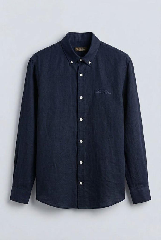 Navy Loro Piana Shirt