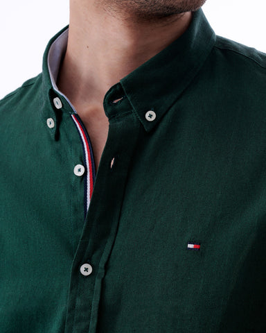 Green Tommy Cotton Shirt