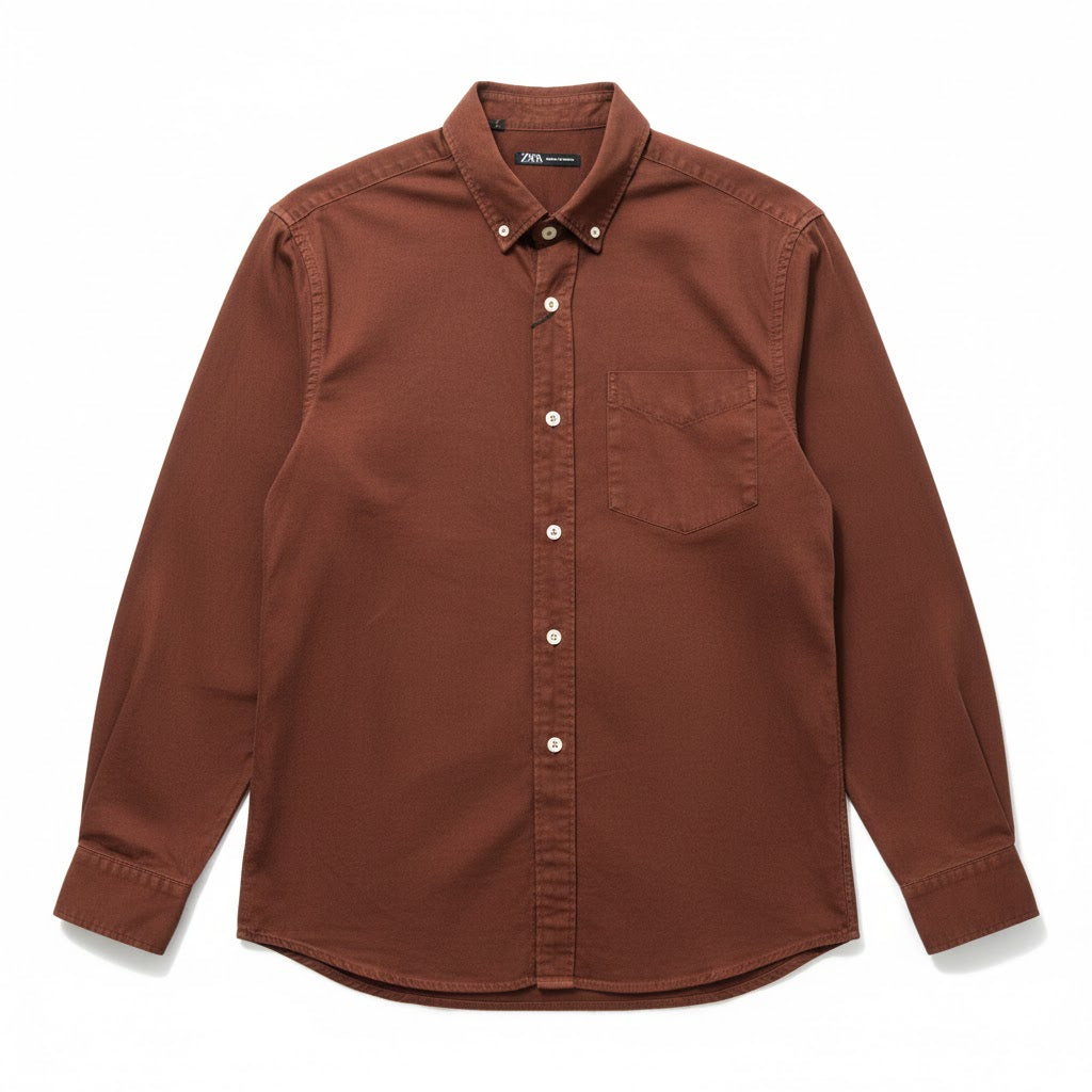 Rust Zara shirt