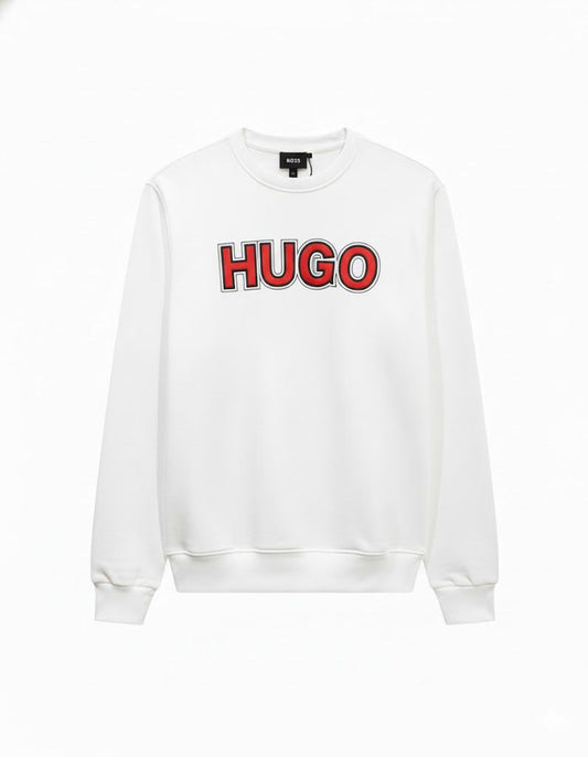 White Hugo Sweatshirt