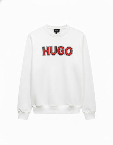 White Hugo Sweatshirt