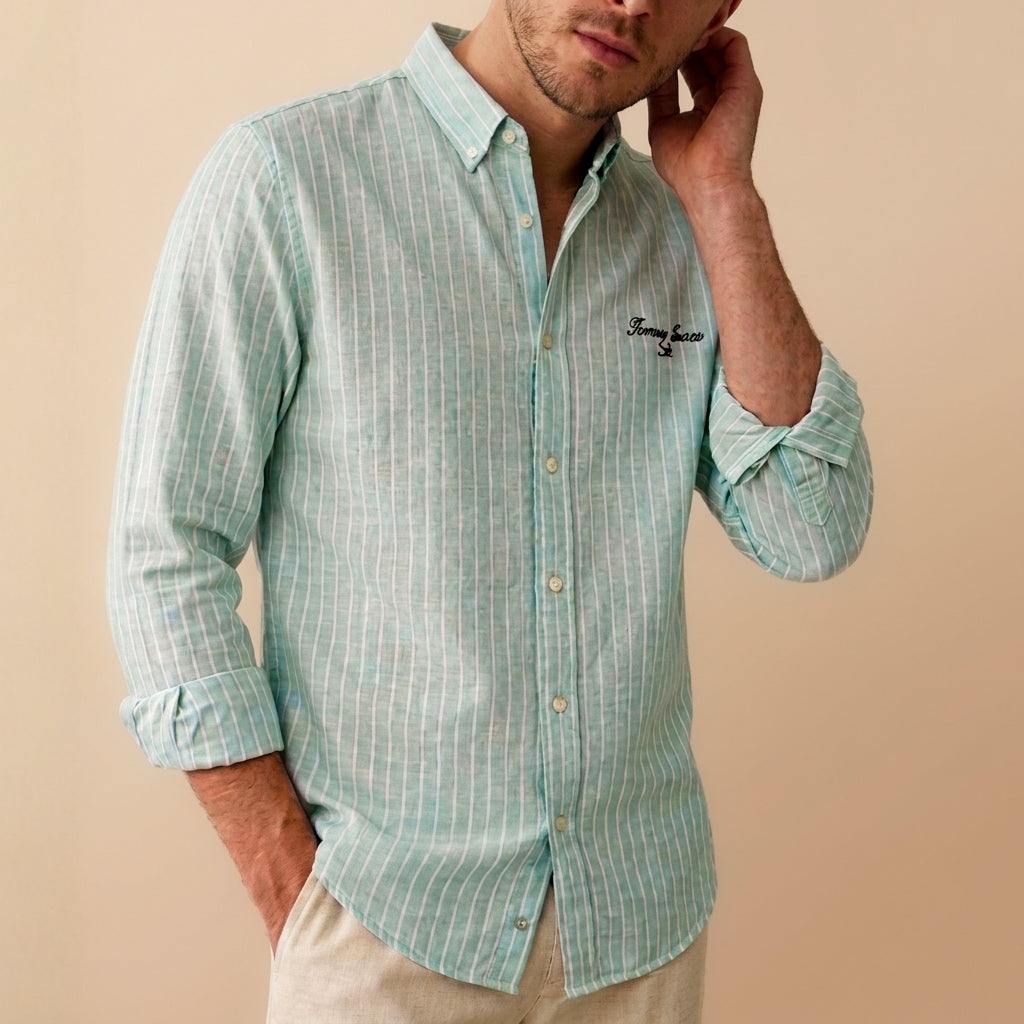 Green Tommy Hilfiger Shirt