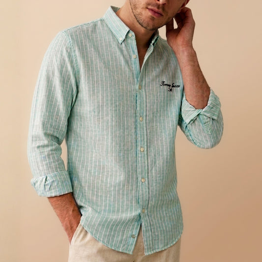Green Tommy Hilfiger Shirt