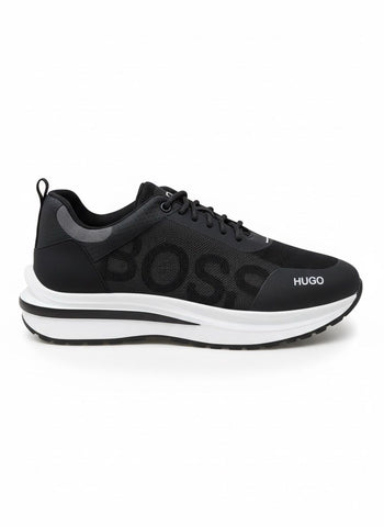 Black Boss Lace-Up Sneaker