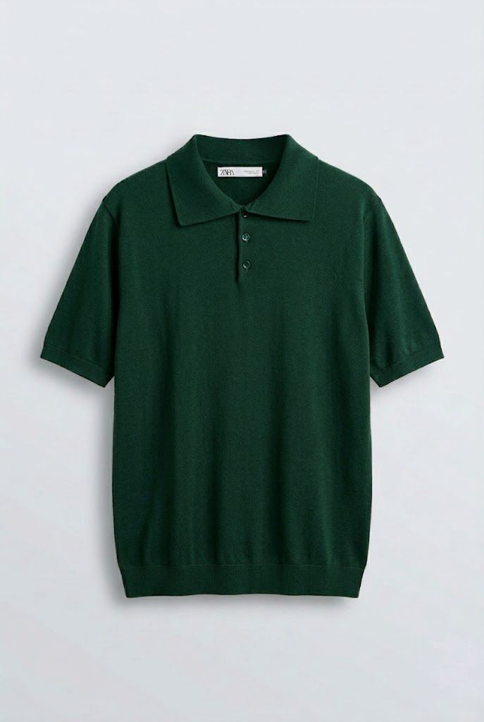 Dark Green Zara T-shirt