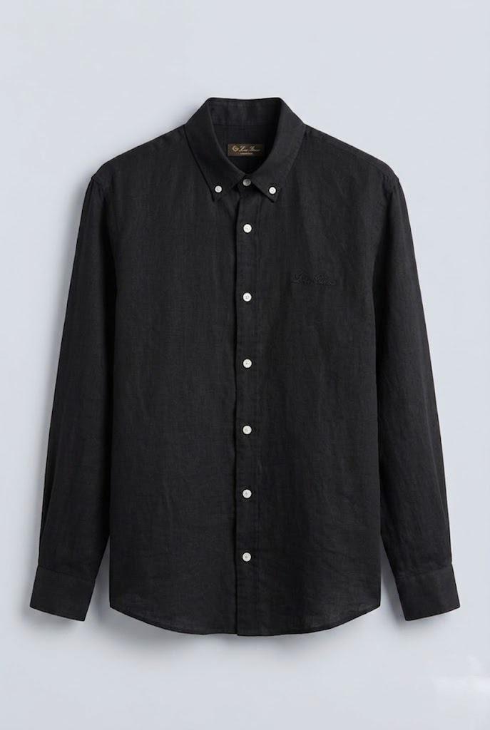 Black Loro Piana Shirt