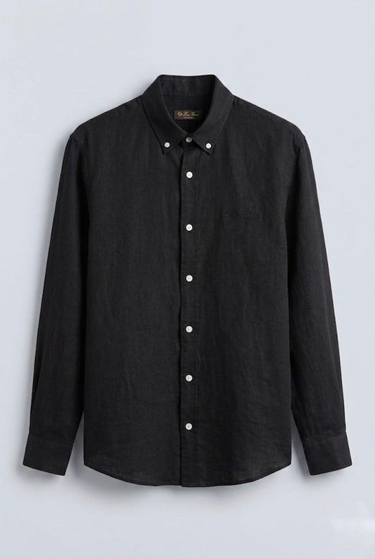 Black Loro Piana Shirt