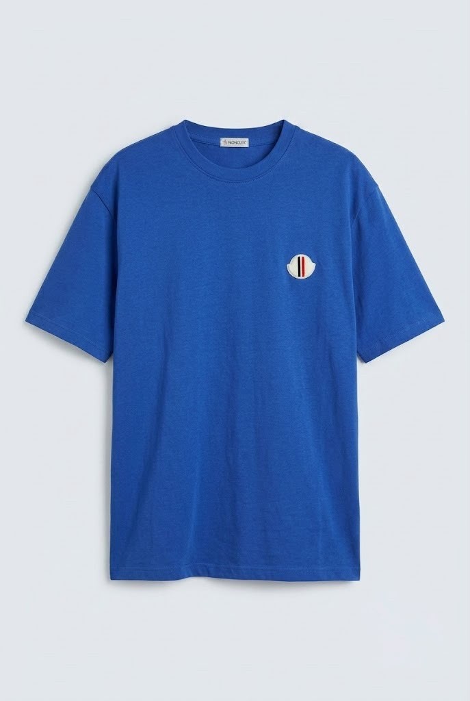 Blue Moncler T-shirt