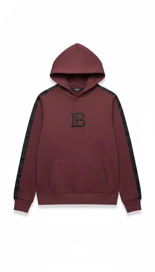 Burgundy Balmain Hoodie