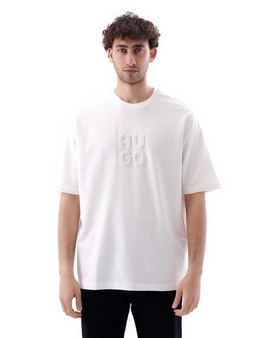 White Hugo Cotton T-shirt