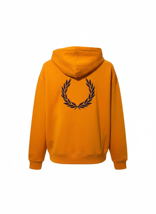 Orange Fred Perry Hoodie