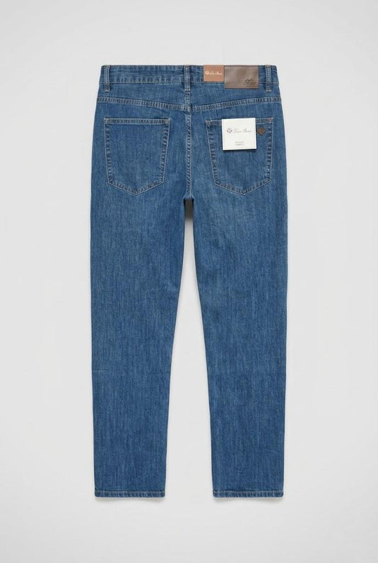 Dark Blue Loro Piana Jeans