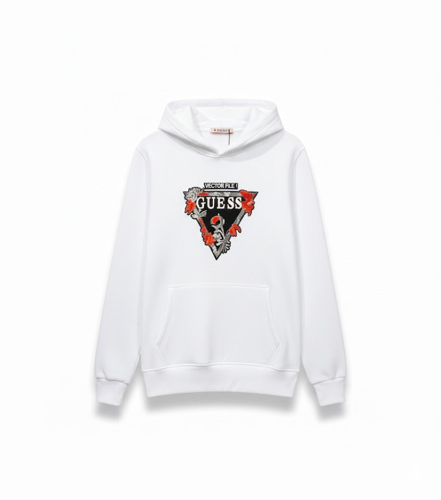 White Guess Hoodie