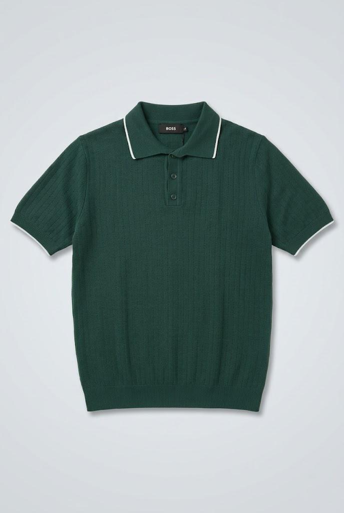 Dark Green Boss T-shirt