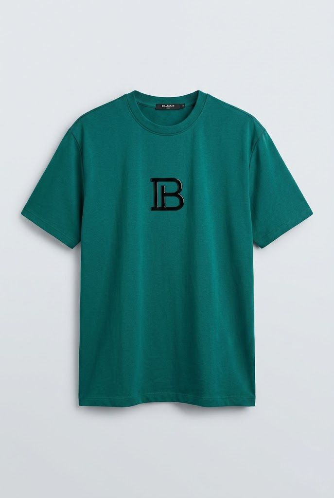 Green Balmain T-shirt