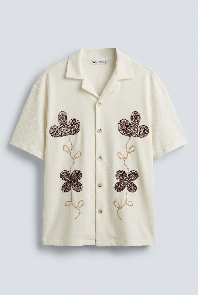Beige Zara Shirt