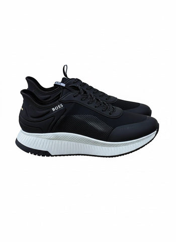 Black Boss Lace-Up Sneaker