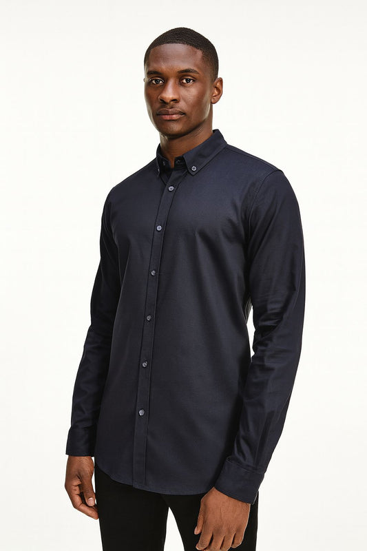 Dark Blue  Massimo Dutti Shirt