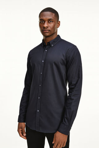Dark Blue  Massimo Dutti Shirt