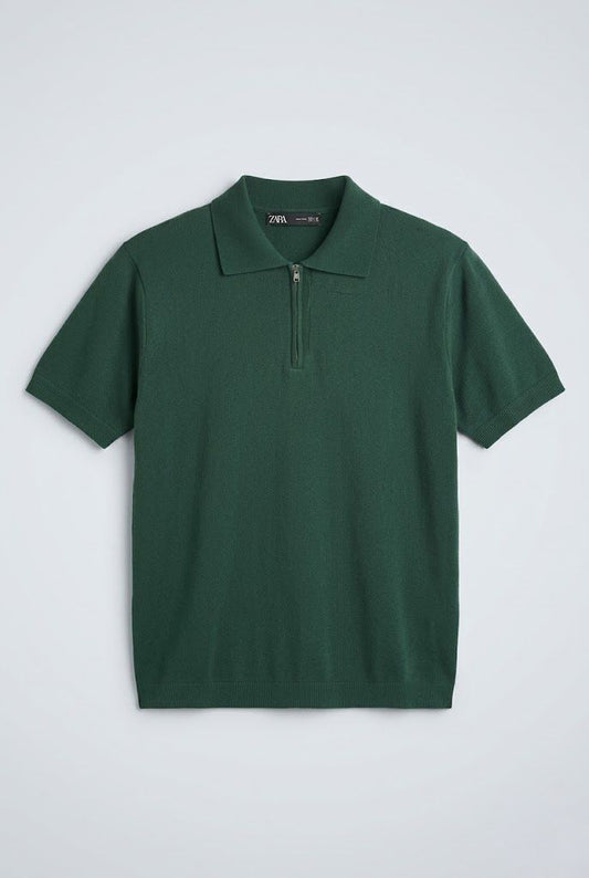 Dark Green Zara T-shirt