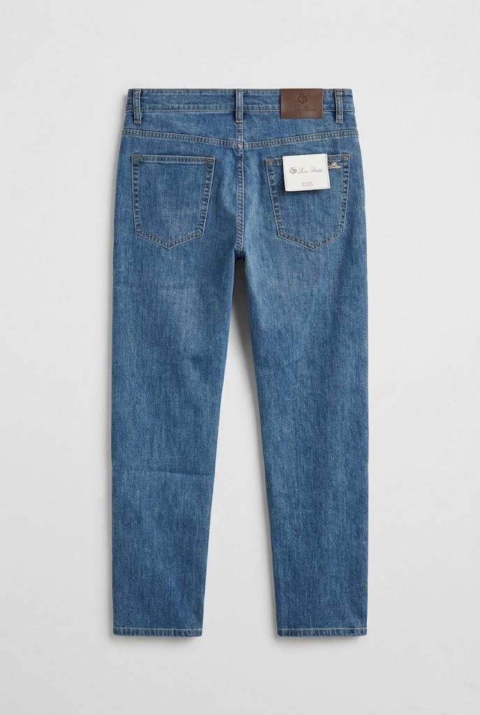 Blue Loro Piana Jeans