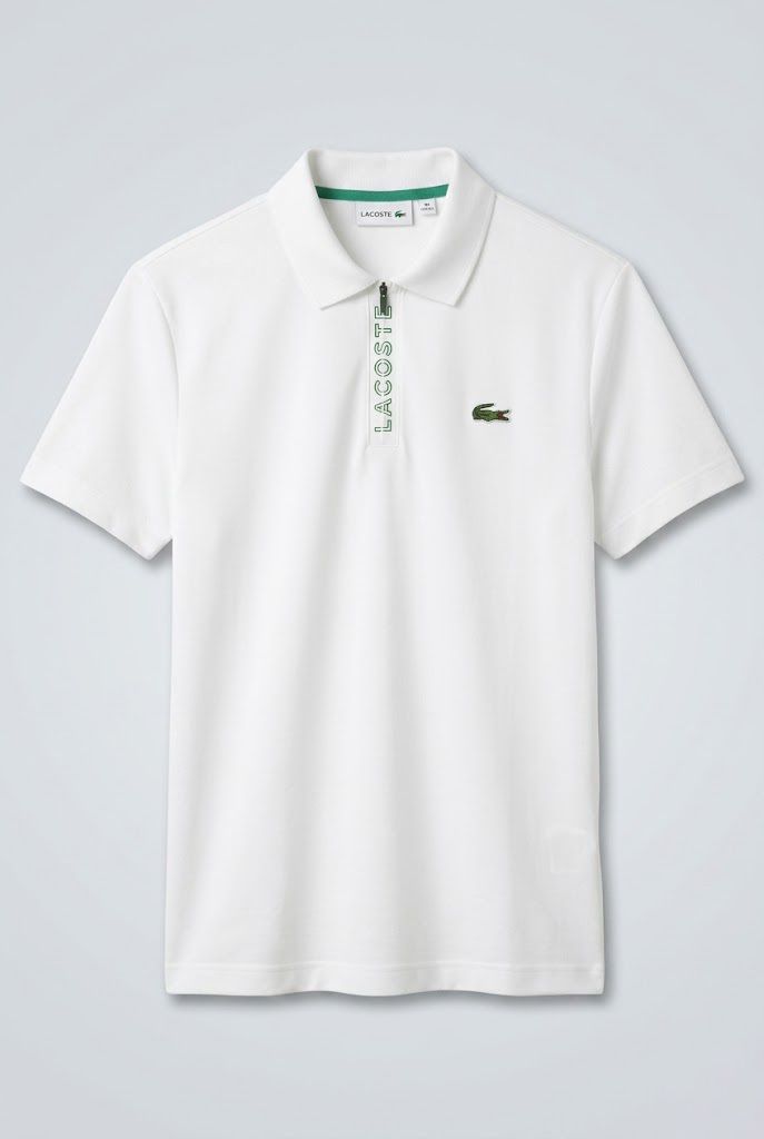 White Lacoste T-shirt