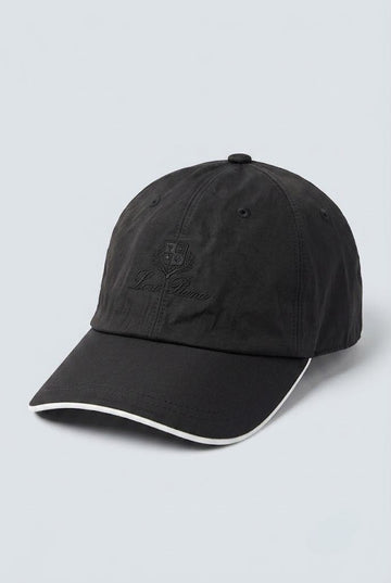Black Loro Piana Cap