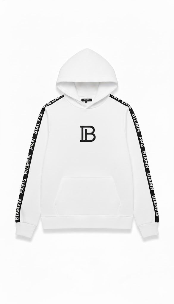 White Balmain Hoodie