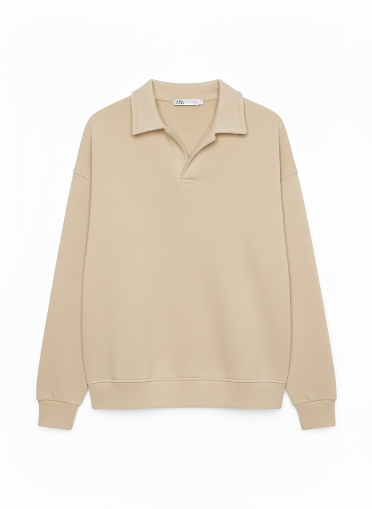 Beige Zara Sweatshirt