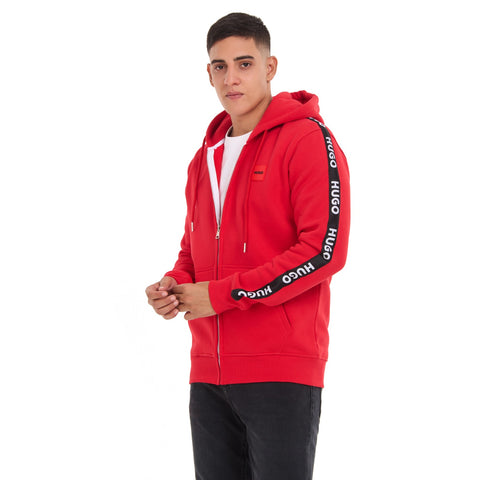 Red Hugo Boss Cotton Hoodie