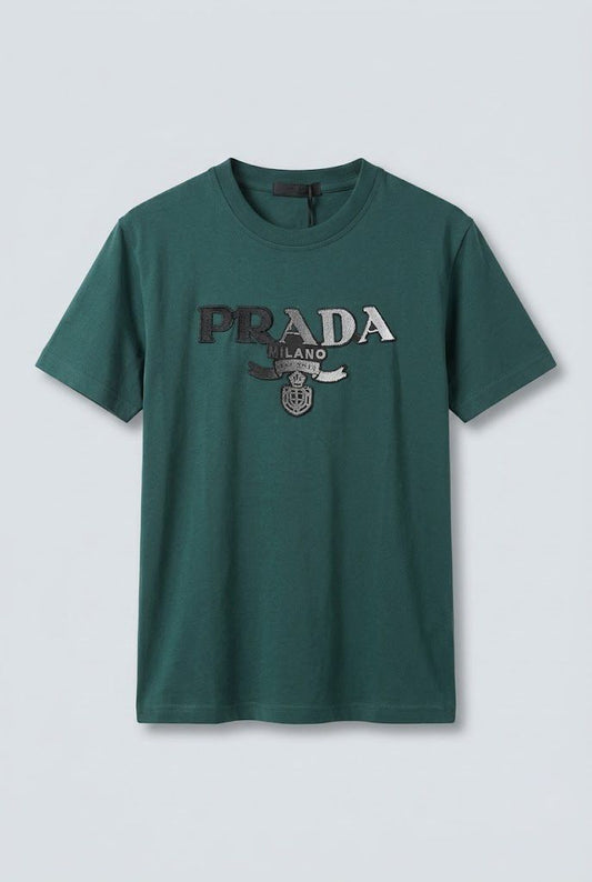 Dark Green Prada T-shirt