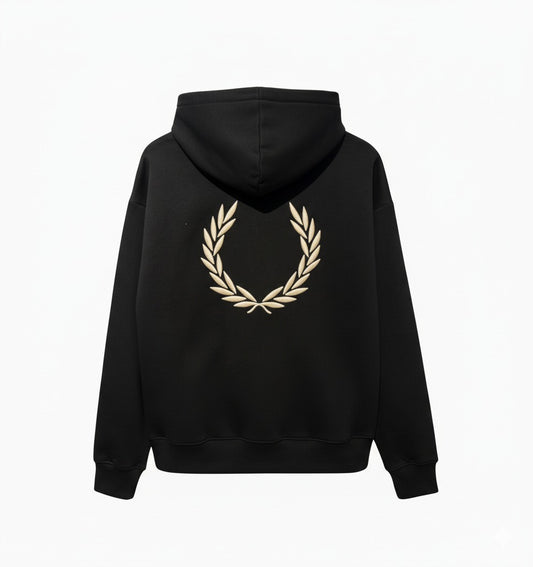 Black Fred Perry Hoodie