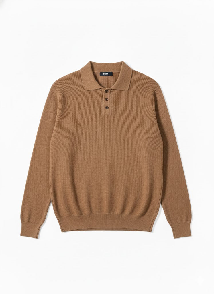 Beige Boss Pullover