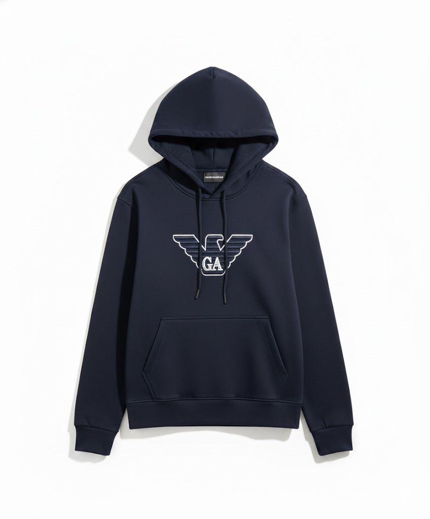 Dark Blue Armani Hoodie