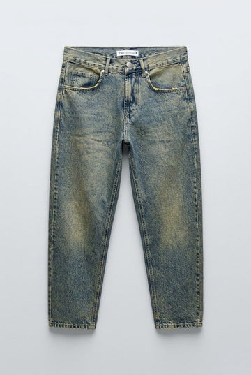 Faded Bluegreen Zara Jeans