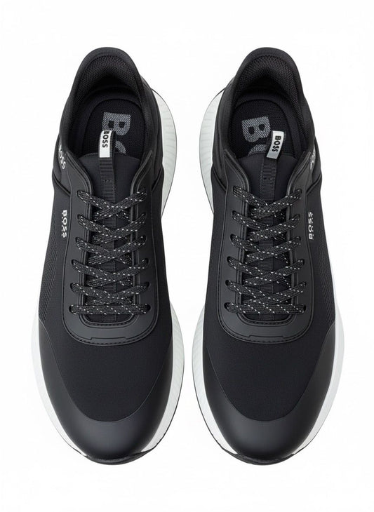 Black Boss Lace-Up Sneaker