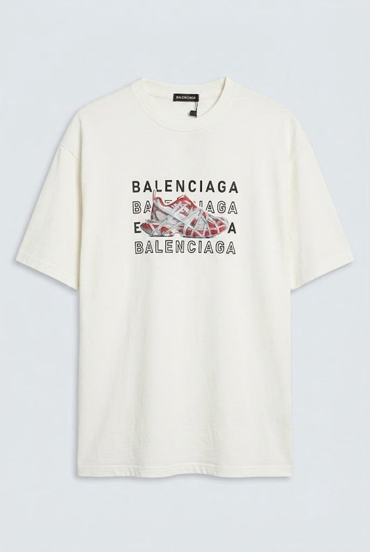White Balenciaga T-shirt