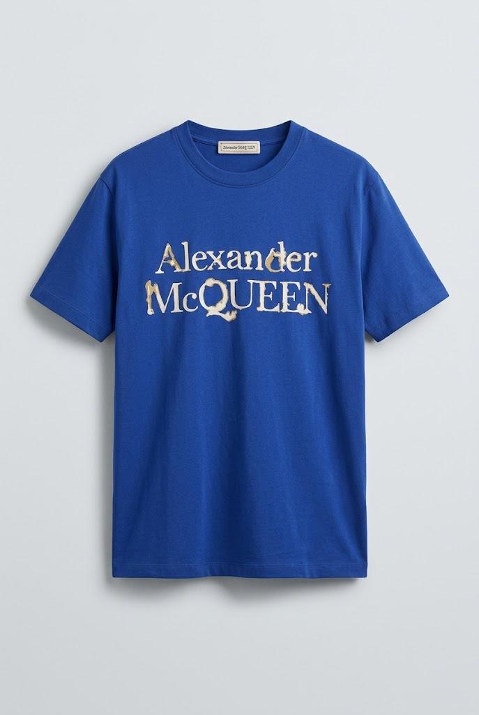 Blue Alexander McQueen T-shirt