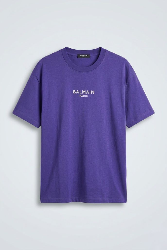 Blue Balmain T-shirt