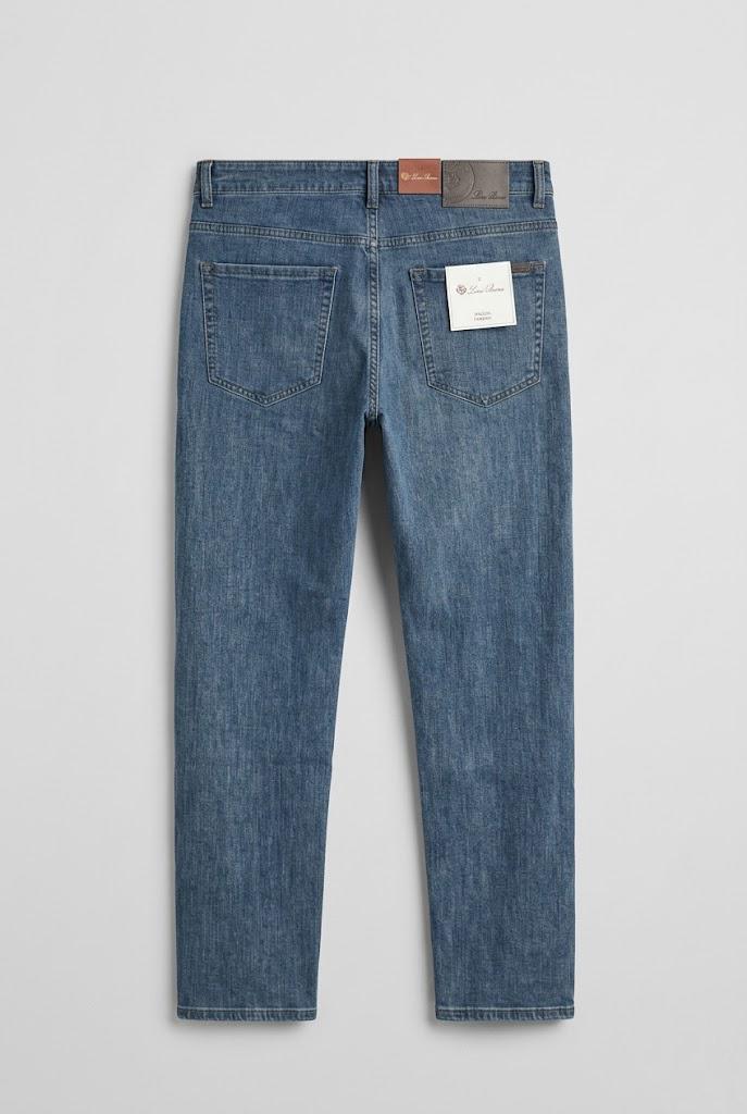 Dark Blue Loro Piana Jeans