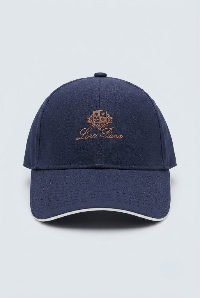 Navy Loro Piana Cap