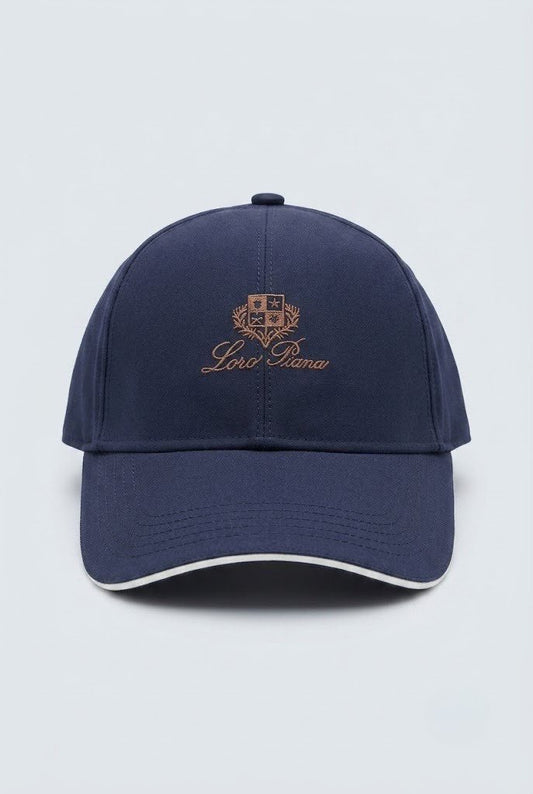 Navy Loro Piana Cap