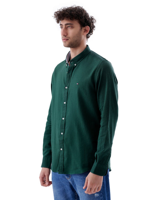 Green Tommy Cotton Shirt
