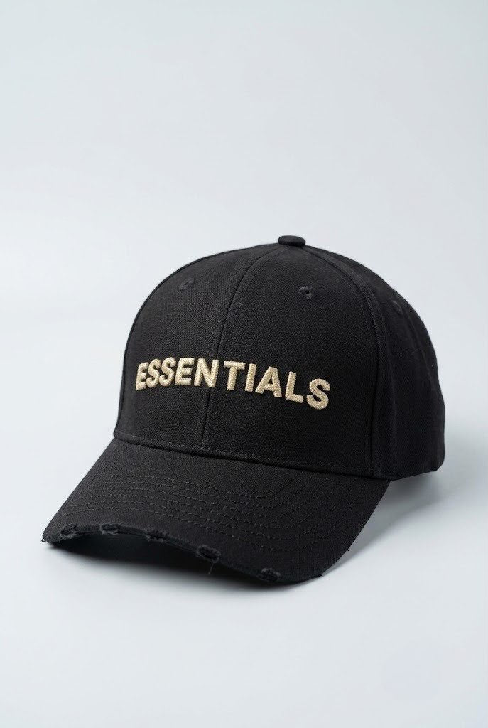 Black Essential Cap