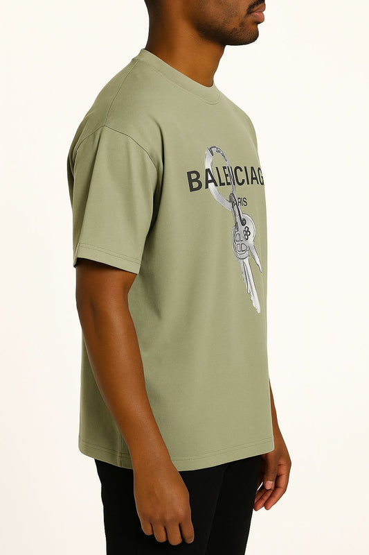 Coffee Balenciaga T_Shirt
