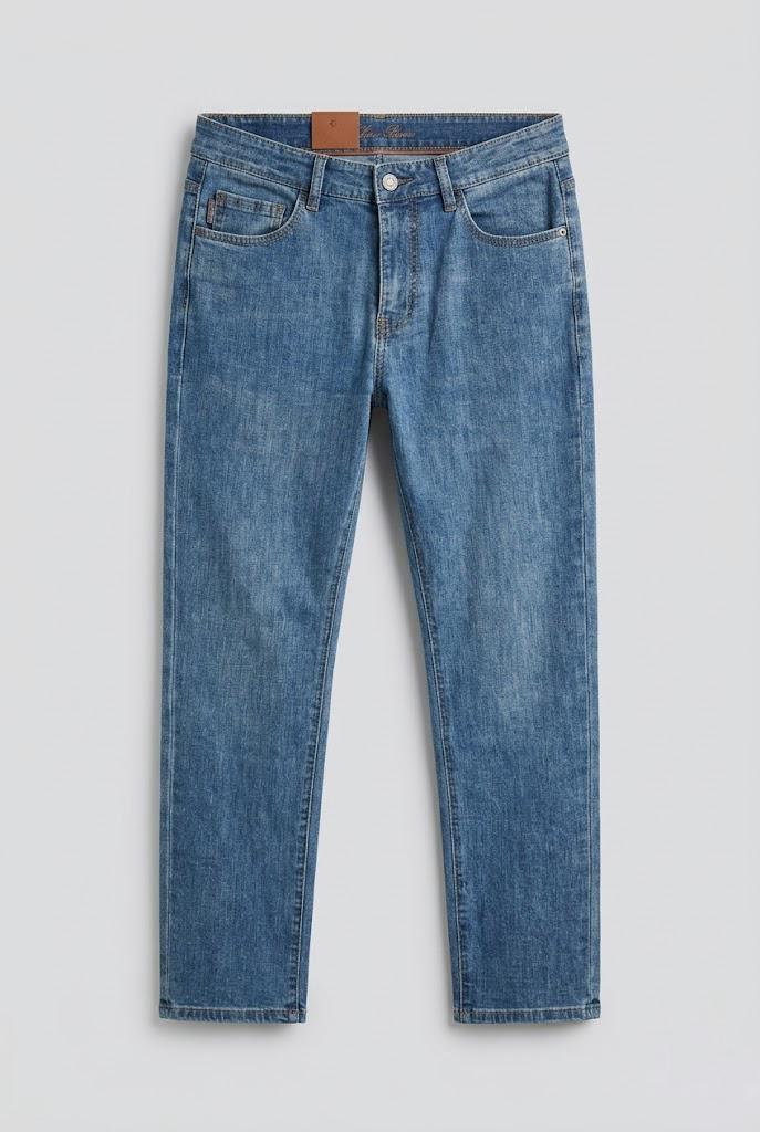 Blue Loro Piana Jeans