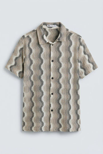 Beige Zara Shirt