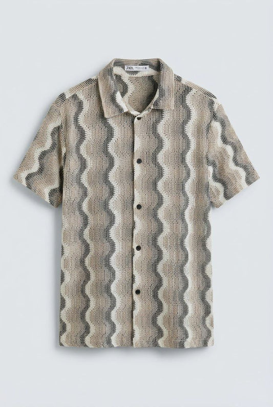 Beige Zara Shirt