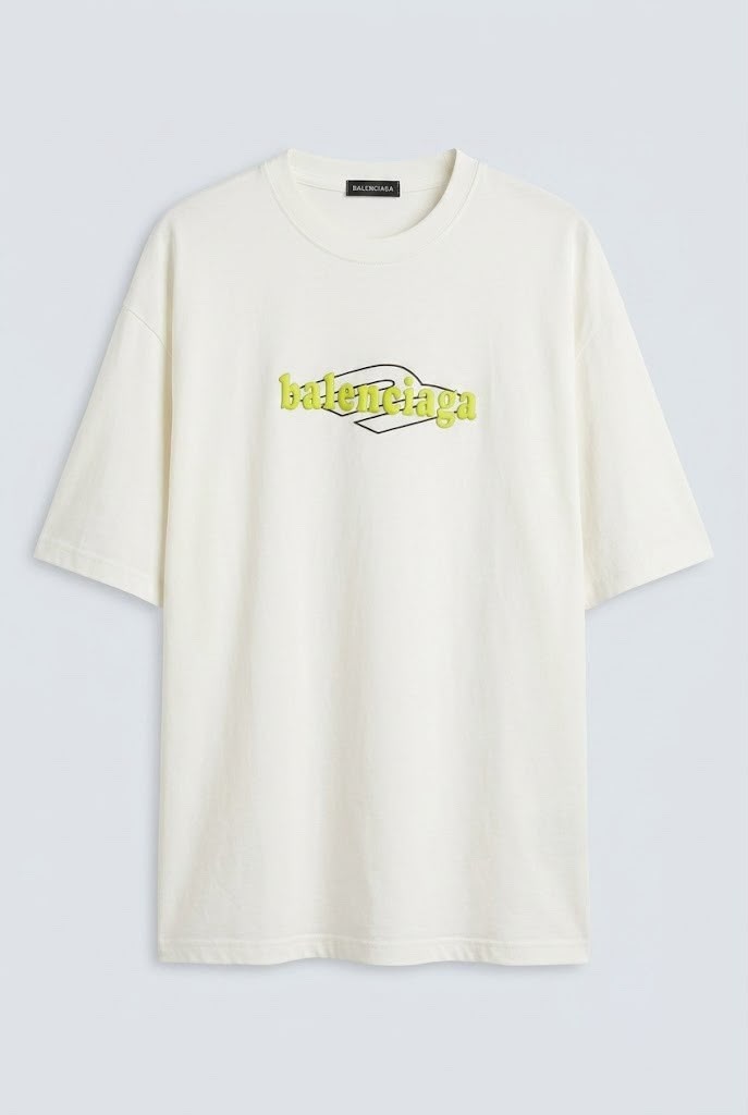 White Balenciaga T-shirt